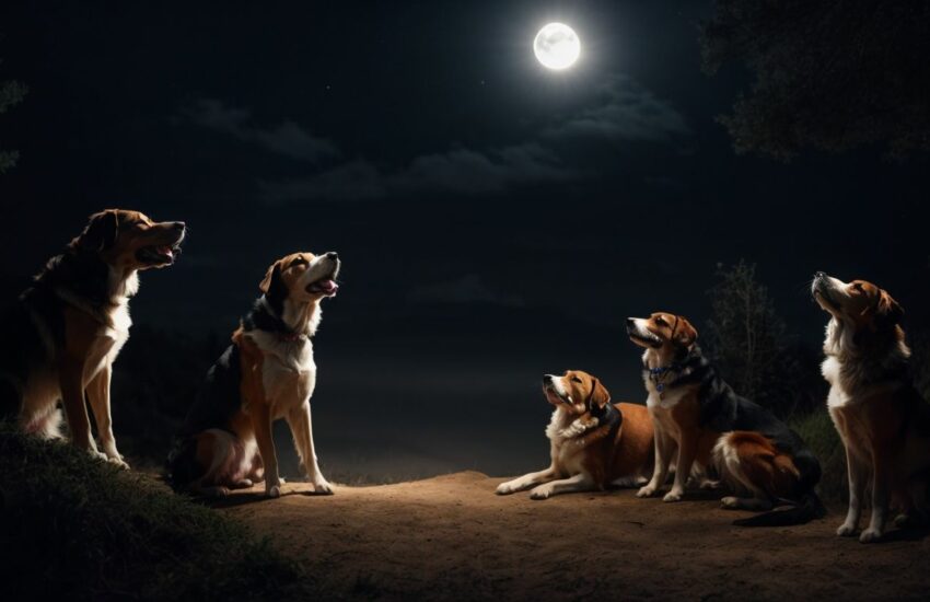 Some Dogs Barking at Night. Does it has a spiritual meaning?